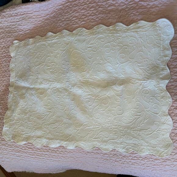 Pillowcase large sham white cottage shabby chic accent cover - Picture 6 of 6